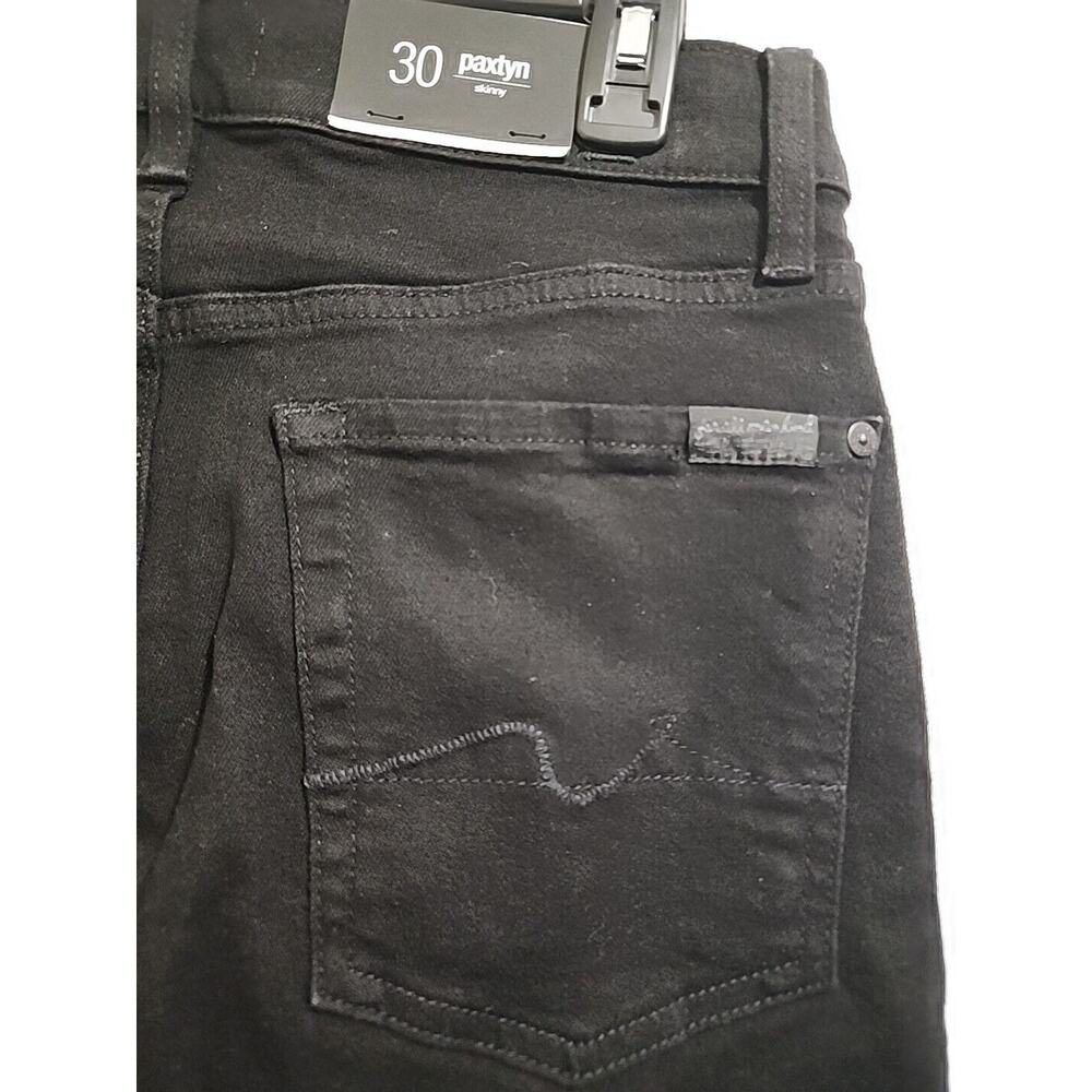 7 For All Mankind Men's Bonx Mid-Rise Skinny Fit Jeans Size 30x34 - Picture 6 of 7